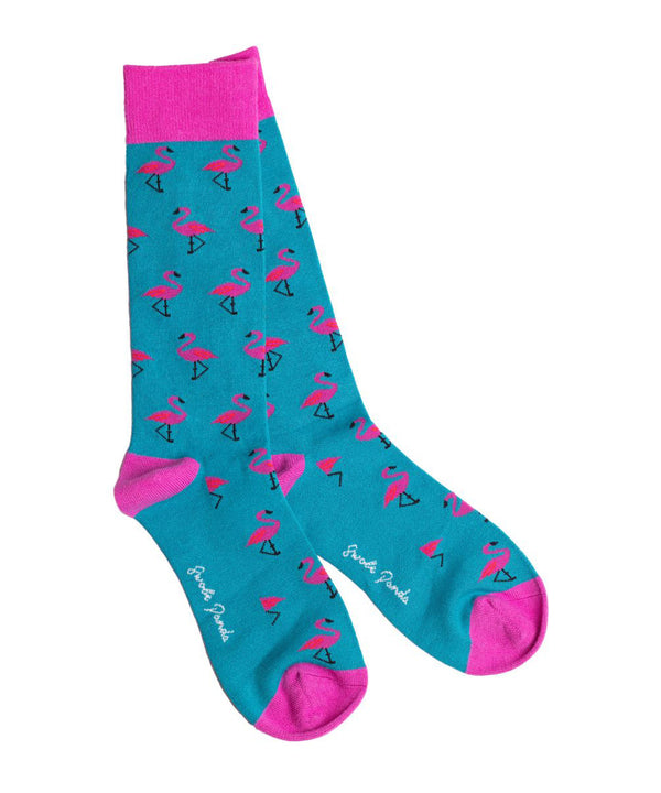 Swole Panda Flamingo Bamboo Sock