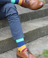 Swole Panda Sock Block Stripe