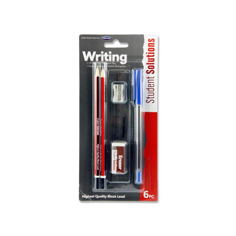 Student Solutions 6 piece writing set Multi OS