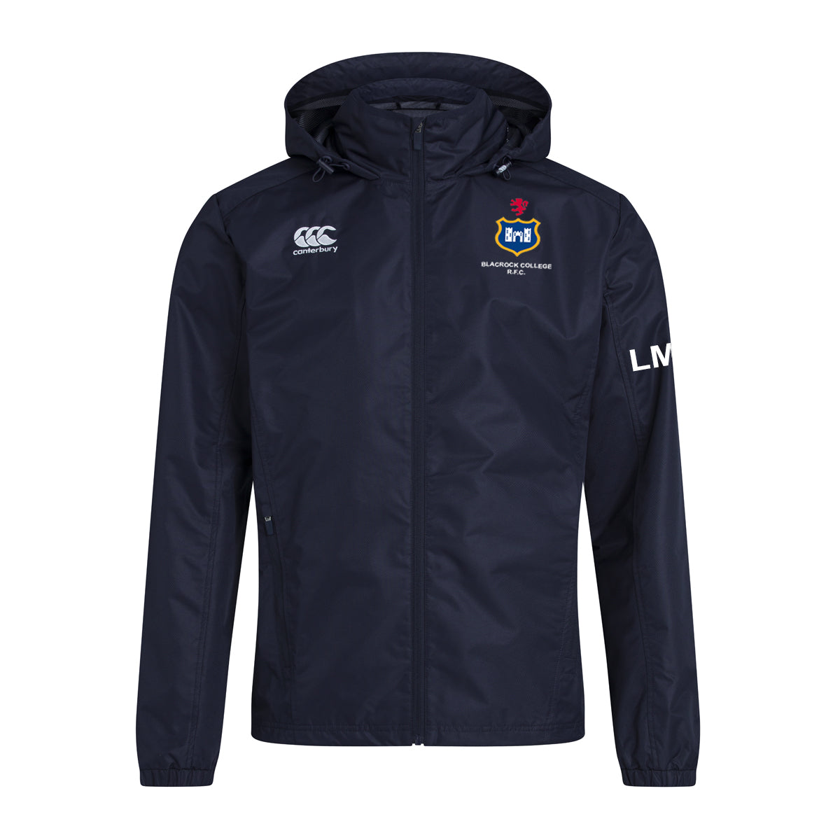 Blackrock College RFC Coaches Full Zip Rain Jacket