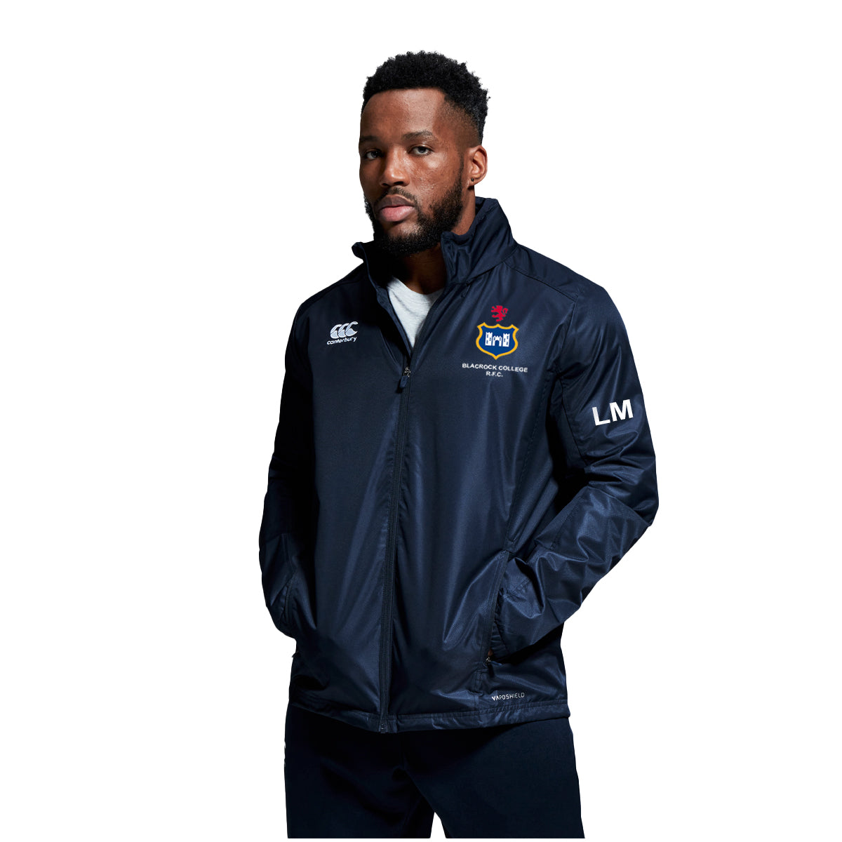 Blackrock College RFC Coaches Full Zip Rain Jacket