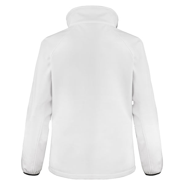 Photo of the Carrickmines LTC Men's Softshell Jacket in White, back