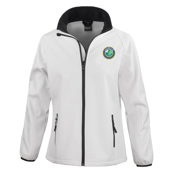 Carrickmines LTC Softshell Jacket Front in White