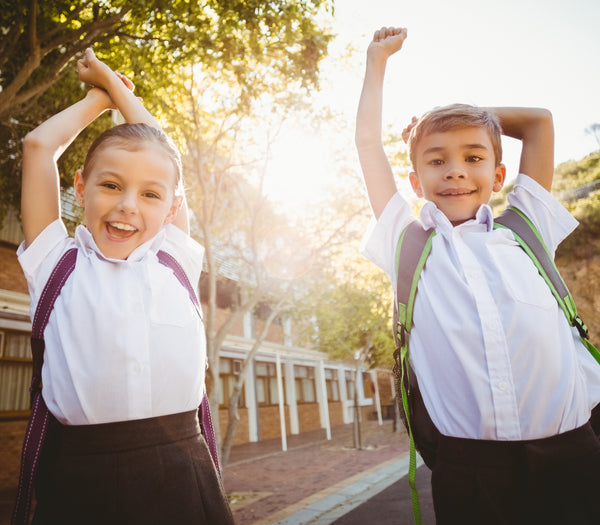 Primary School students in School Uniform. Shop Primary School uniforms and all your Back to School essentials in one place.