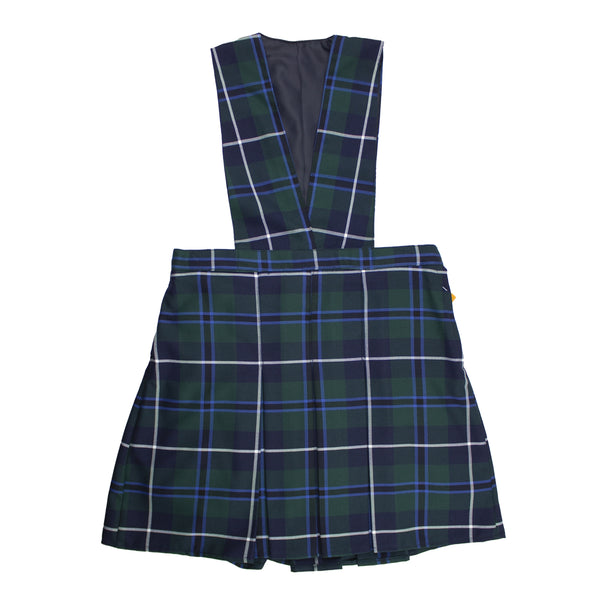 A photo of the Hedley Park Pinafore in Tartan