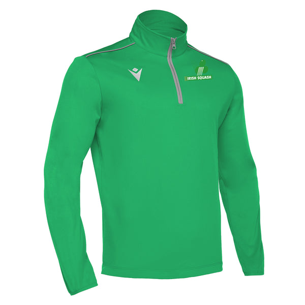 Irish Squash Men's 'Havel' 1/4 Zip Midlayer Green