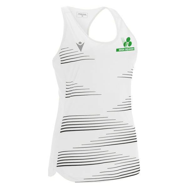 Photo of the Irish Squash Ladies Singlet, side view