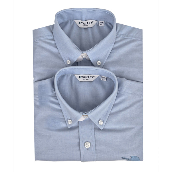 St. Gerard's Junior Boys Oxford Shirt (Double Pack)