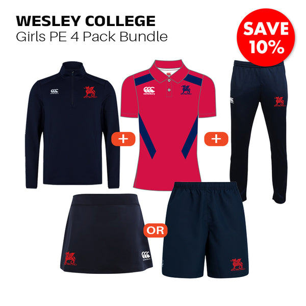 Wesley College Girls PE 4 Pack Bundle
