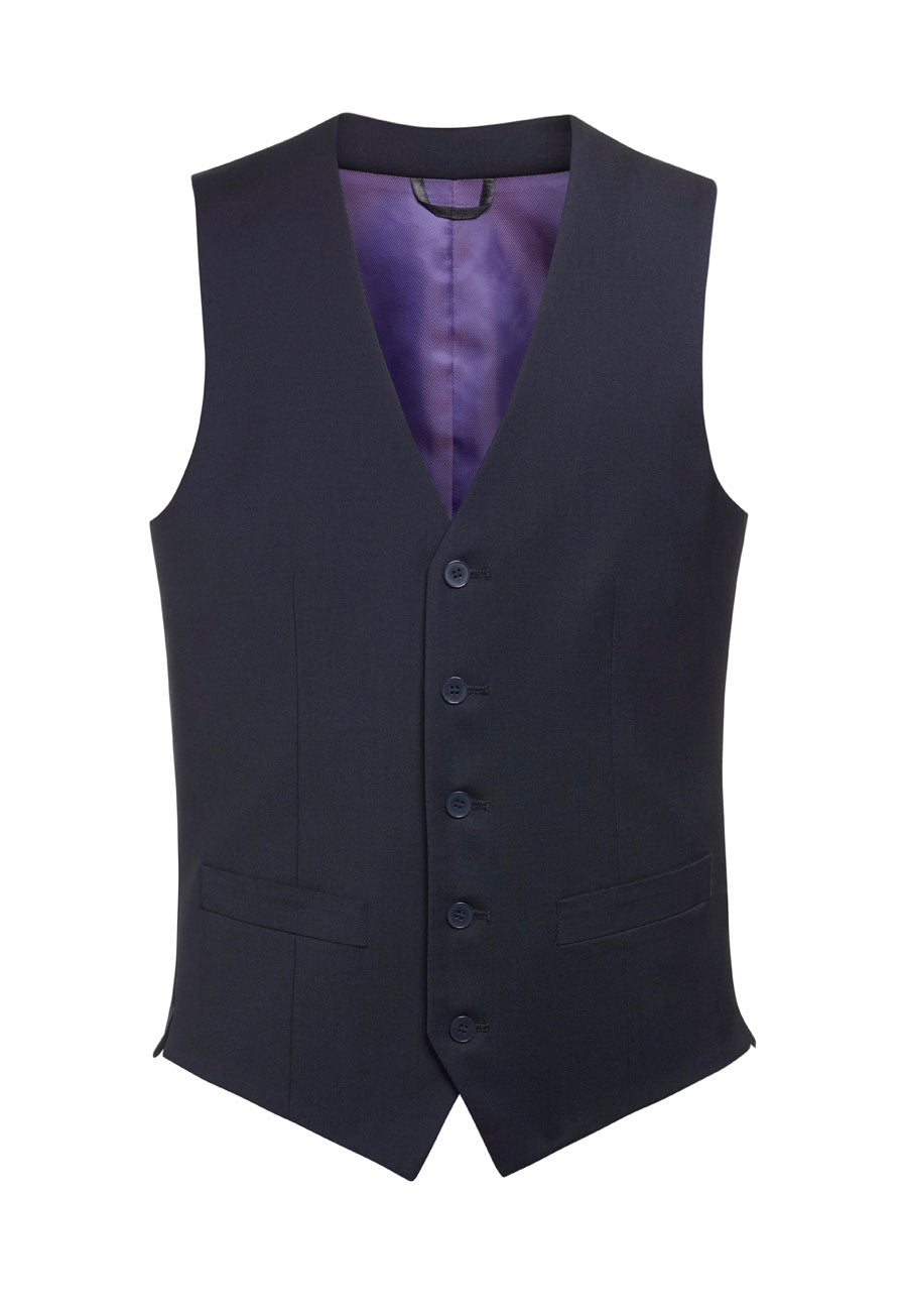 Brook Taverner Busso Mens Waistcoat in Navy