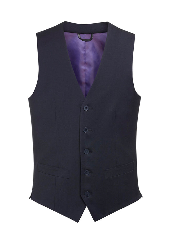Brook Taverner Busso Mens Waistcoat in Navy