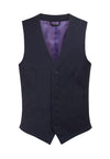 Brook Taverner Busso Mens Waistcoat in Navy/Pinstripe