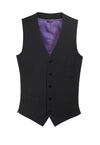 Brook Taverner Busso Mens Waistcoat in Black