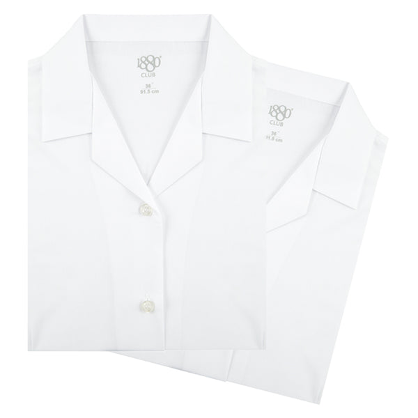 1880 Girls' White Revere School Blouse (2 Pk)