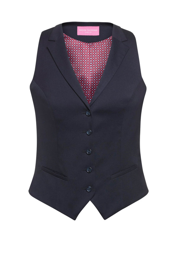Brook Taverner Larissa Ladies Waistcoat in Navy