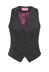 Brook Taverner Larissa Ladies Waistcoat in Charcoal Pin/Dot