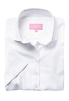 Brook Taverner Victoria Royal Oxford Shirt in White