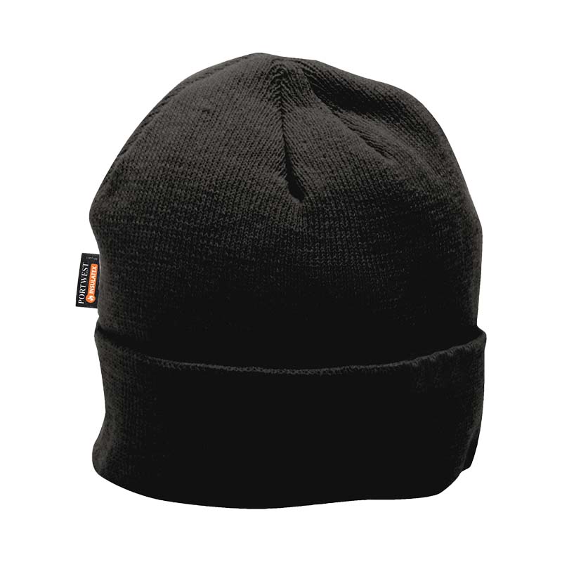 Portwest Knit Cap Insulatex Lined Black