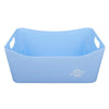 A picture of the Premto Large Storage Basket in a beautiful cornflower blue colour, available from Uniformity, your one-stop-shop for all your Back to School Stationery.