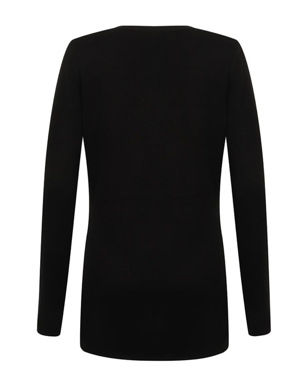 Women's V-Button Cardigan