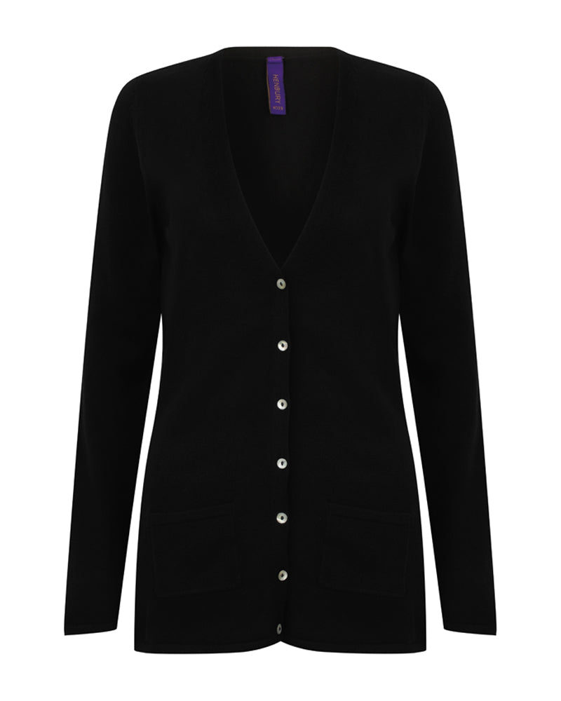 Women's V-Button Cardigan