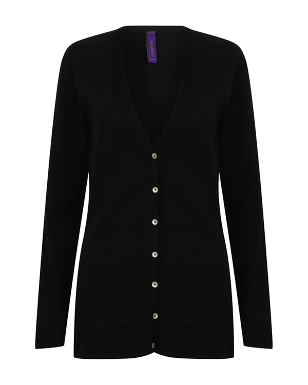 Women's V-Button Cardigan