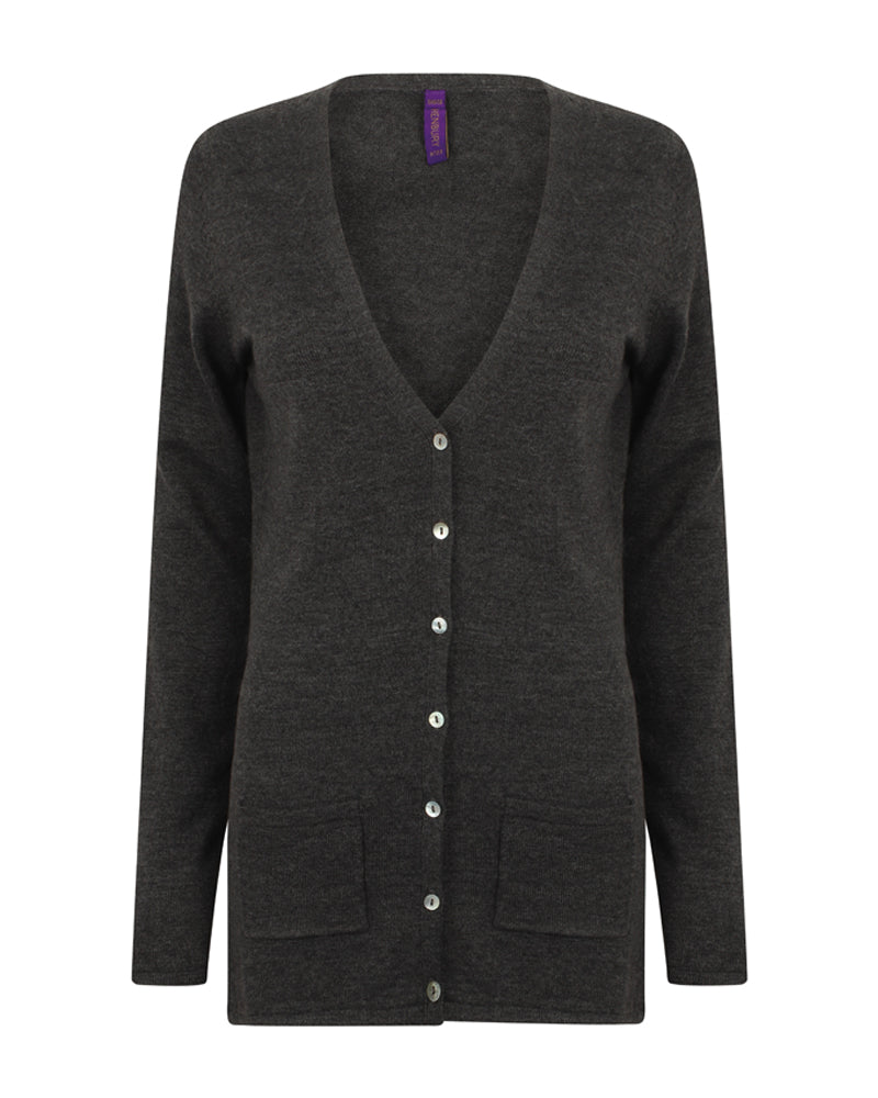 Women's V-Button Cardigan