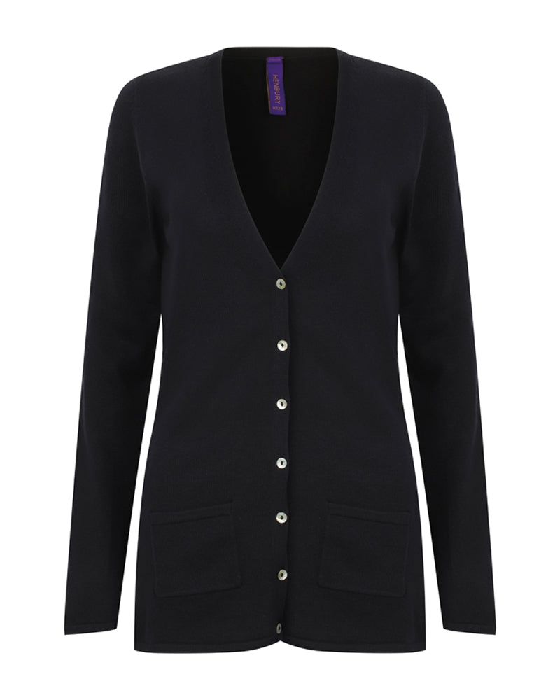 Women's V-Button Cardigan