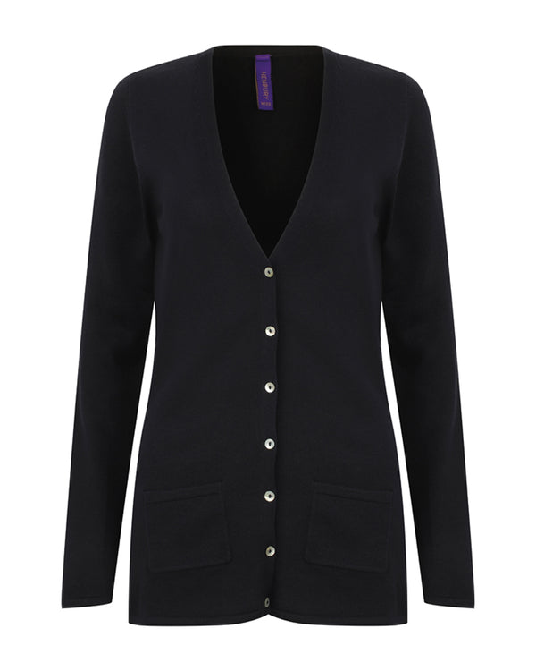 Women's V-Button Cardigan
