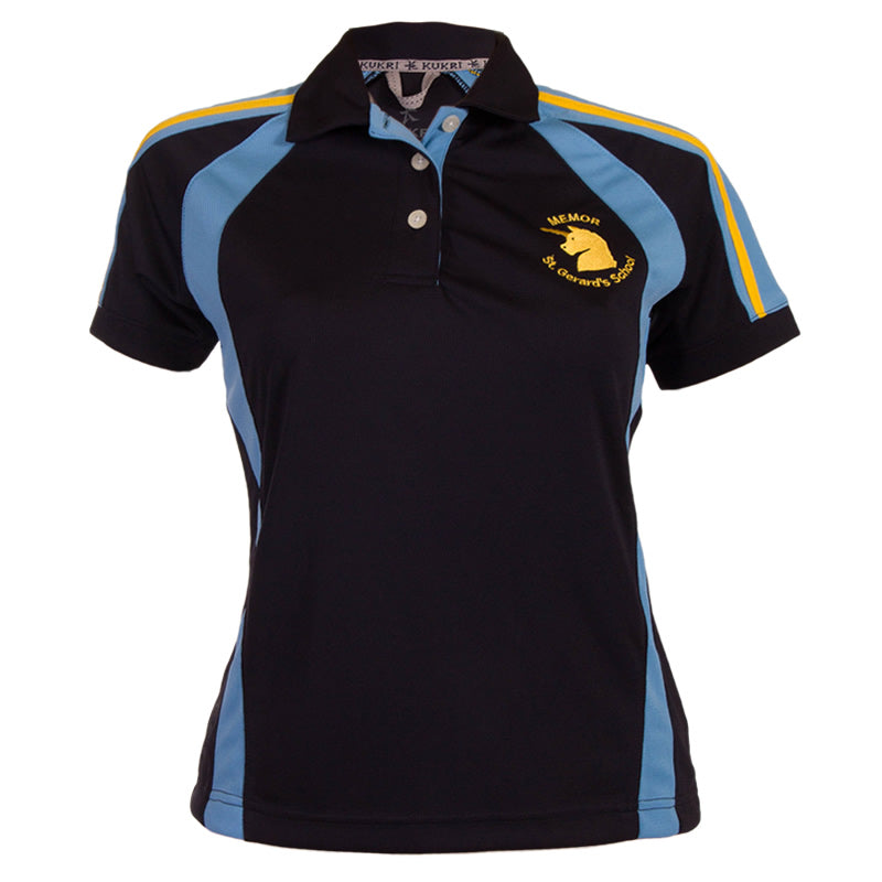 St. Gerard's Snr Girls Navy Polo Shirt
