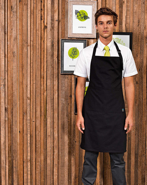 Model wearing the Fairtrade Apron