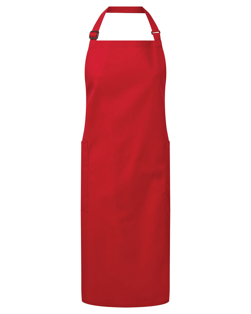 Recycled Polyester and Cotton Bib Apron, Organic and Fairtrade Certified