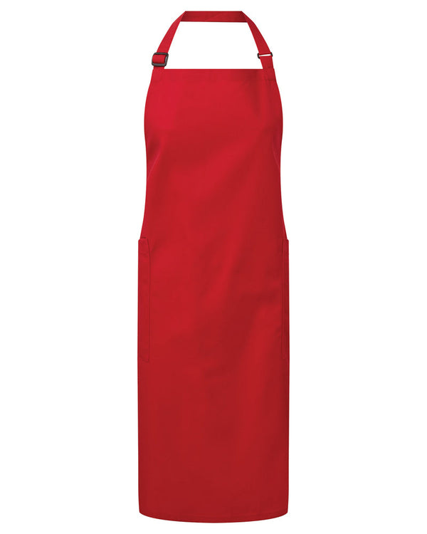 Recycled Polyester and Cotton Bib Apron, Organic and Fairtrade Certified