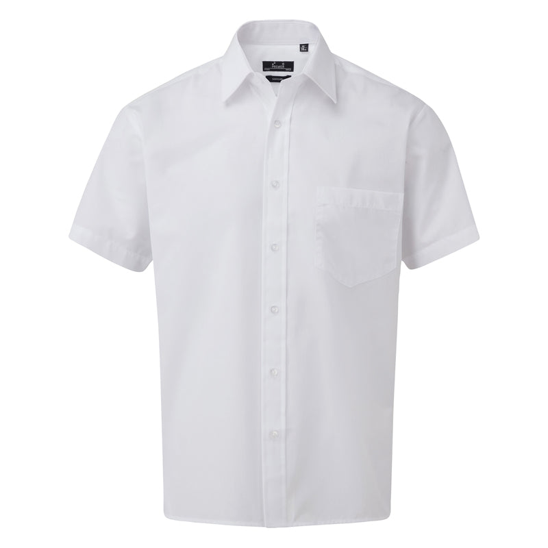Mens Short Sleeve Poplin Shirt