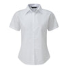 Ladies Short Sleeve Poplin Blouse