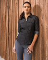 Ladies' Jeans Stitch Denim Shirt