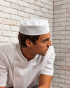 Chef wearing the Turn-up Chef's Hat