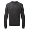 Crew Neck Cotton-Rich Knitted Sweater