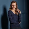 Women's V-Neck Knitted Sweater