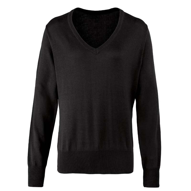 Women's V-Neck Knitted Sweater