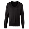 Women's V-Neck Knitted Sweater