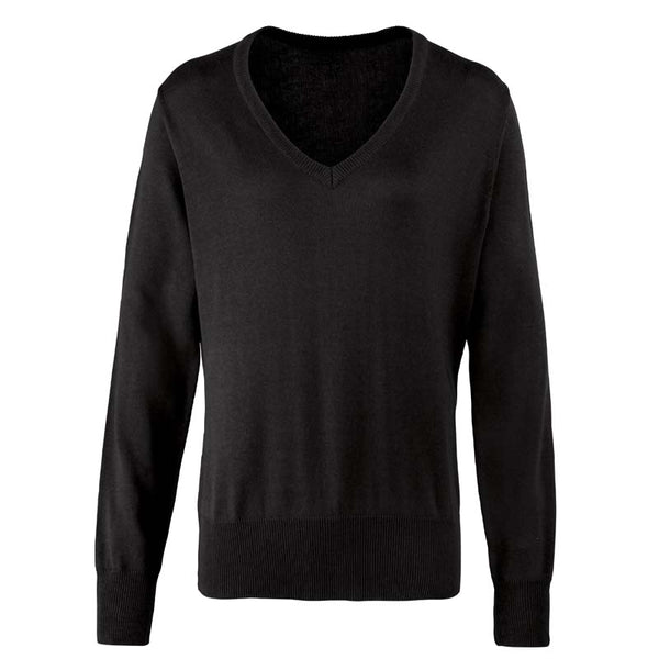 Women's V-Neck Knitted Sweater