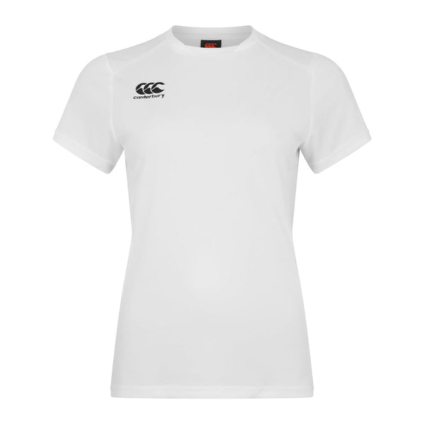 Canterbury Canterbury Club Dry Tee Female in White, front