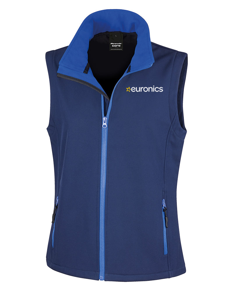 Euronics Ladies Softshell Gilet