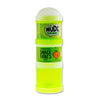 A picture of Smash Nude Food Snack Tube Triple in colour yellow, available from Uniformity, your one-stop-shop for all your Back to School Lunch and School Stationery needs.