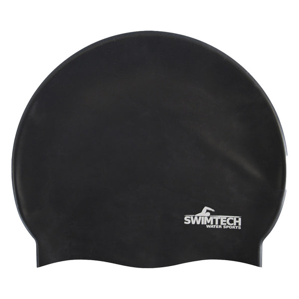 SwimTech Silicone Swim Cap (Asstd. Colours)
