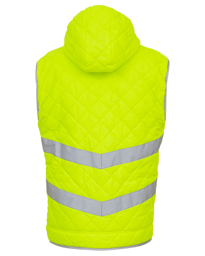 Hi-vis Kensington Hooded Gilet (Asstd. Colours)