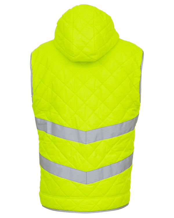 Hi-vis Kensington Hooded Gilet (Asstd. Colours)