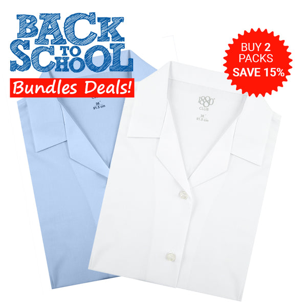 Girl's School Blouses Save 15%