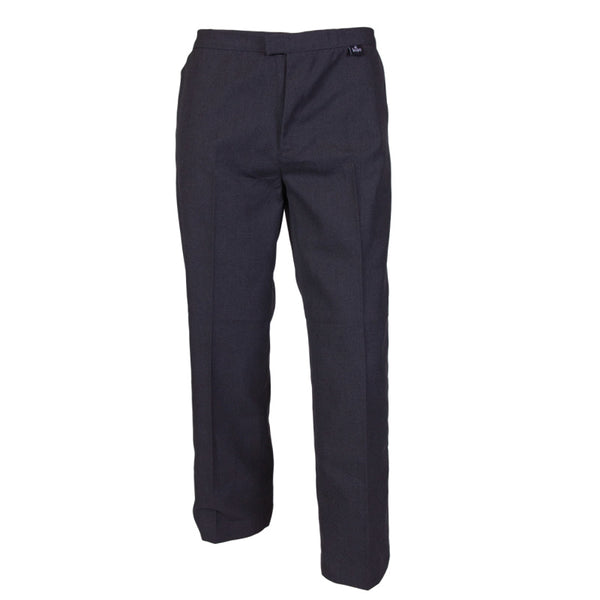 A picture of the Boy's Jnr School Grey School Trouser (Elasticated Waist), available from Uniformity, Ireland's leading school uniform & school sports uniform supplier.